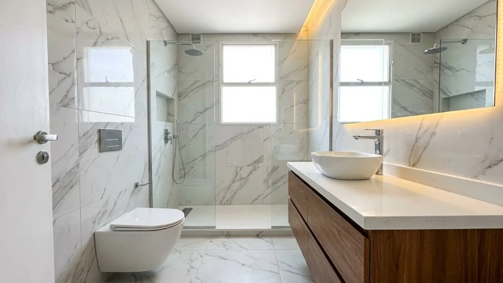 Baño moderno después