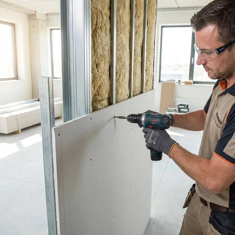 Construcción en seco y tabiques Durlock en CABA por AlbornozObras