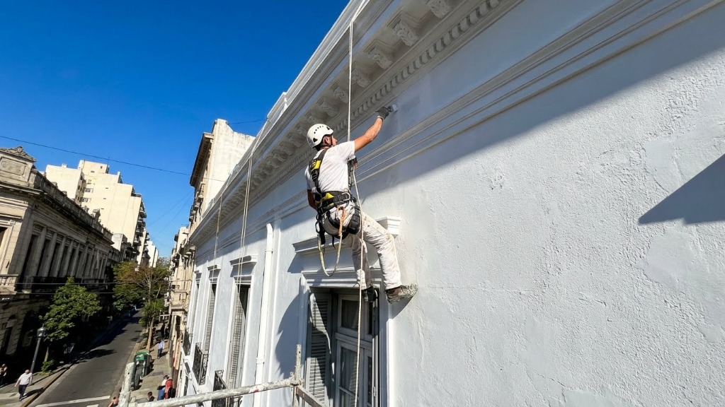 Pintura interior con látex lavable - reforma en CABA